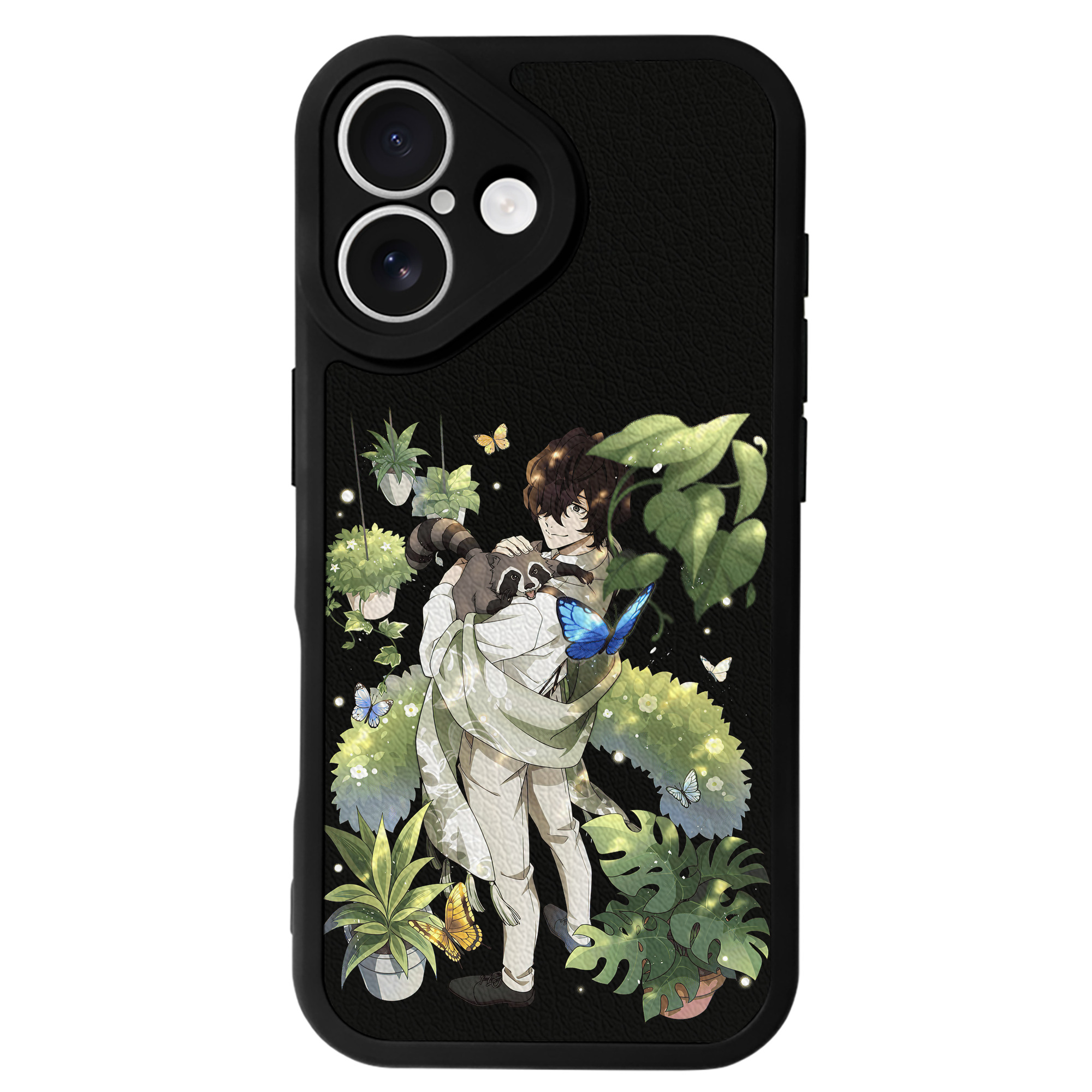 （画像用） 文豪ストレイドッグス Bungo Stray Dogs 【iPhone 16シリーズ対応】シリコンスマホケース（レザー調） 材質：シリコン